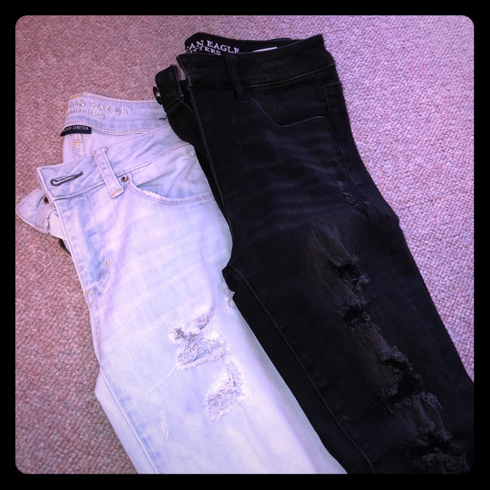 Bundle: AEO Ripped Jeans